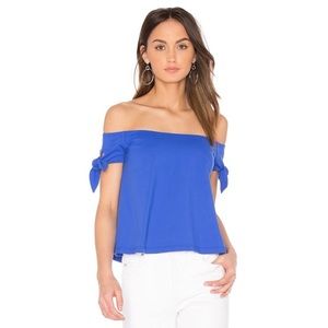 Susana Monaco / Revolve Maia Off Shoulder Top in Topaz